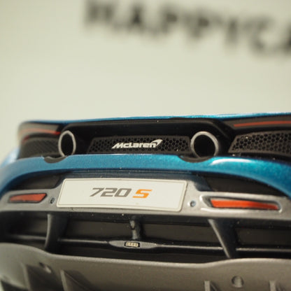 1:18 McLaren 720S, 2018, Belize blue, GT304, GT Spirit, limited, lukket model