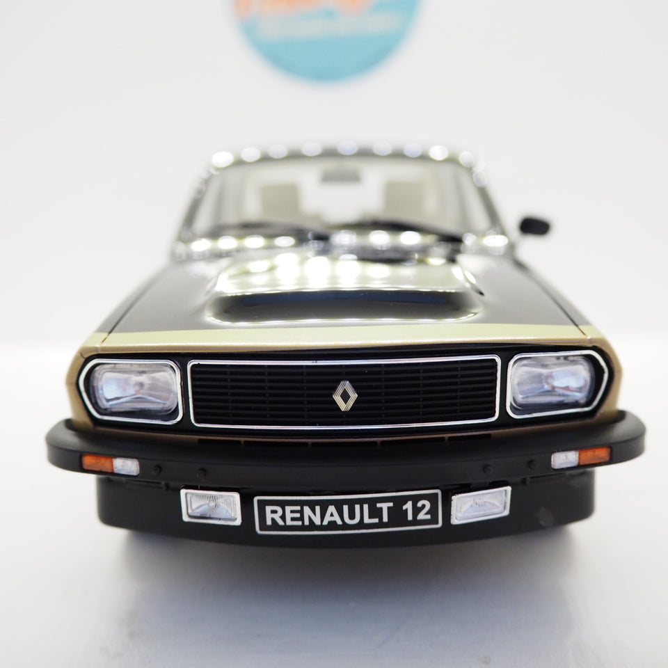 1:18 Renault R12 Alpine. 1978, sort, Ottomobile, OT336, lukket model, limited
