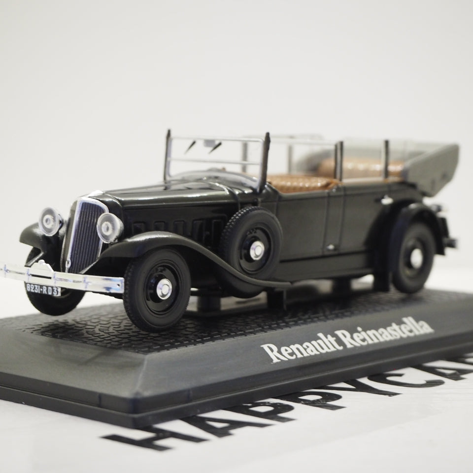 1:43 Renault Reinastella, 1938, sort, Albert Lebrun, lukket model
