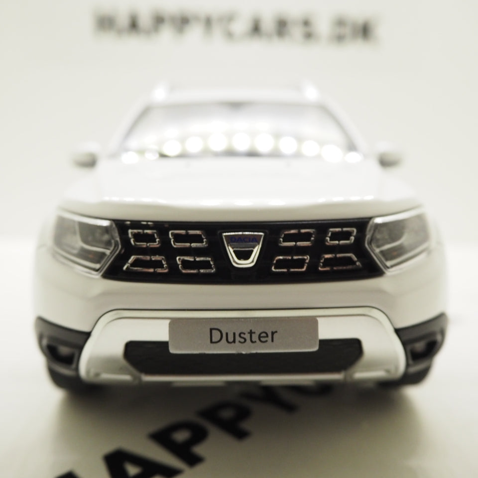 1:18 Dacia Duster MKII, hvid, Solido, delvis åben model