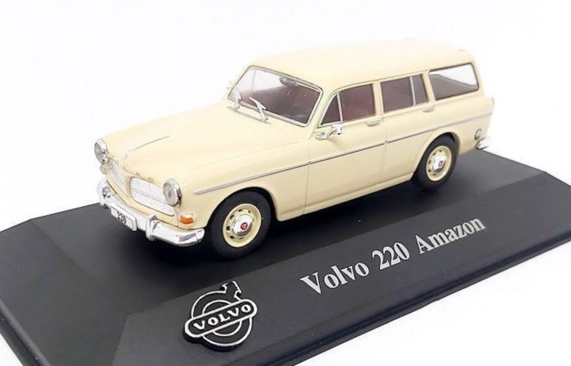 1:43 Volvo 220 Amazon, beige, 1962, Magazine Models, lukket model