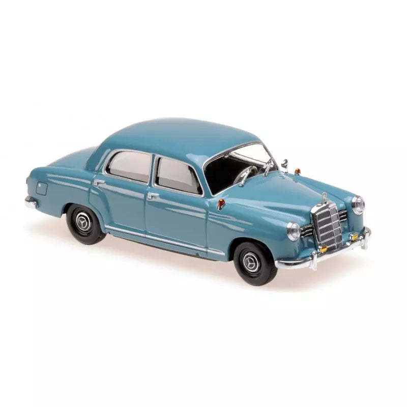 1:43 Mercedes-Benz 180 (W120), 1955, blå, Minichamps / Maxichamps, lukket model